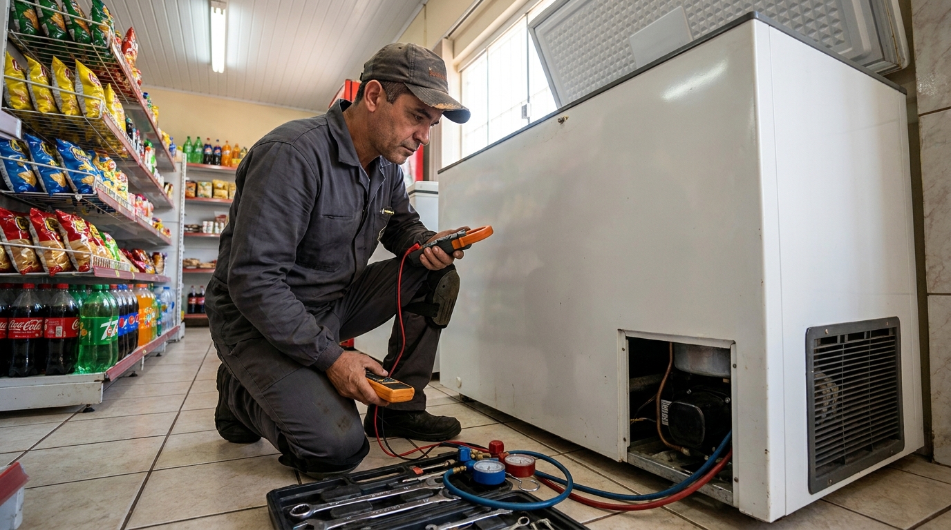 Conserto de placa eletrônica de freezer em João Pessoa‑PB